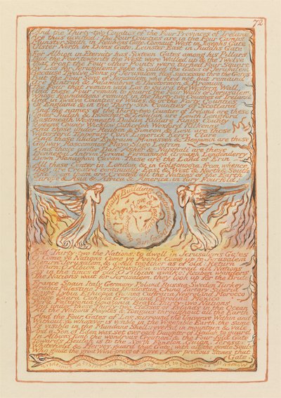 Gerusalemme, Tavola 72 da William Blake